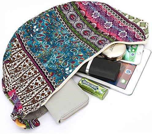 KARRESLY Women's Ethnic Style Sling Crossbody Bag with Adjustable Strap