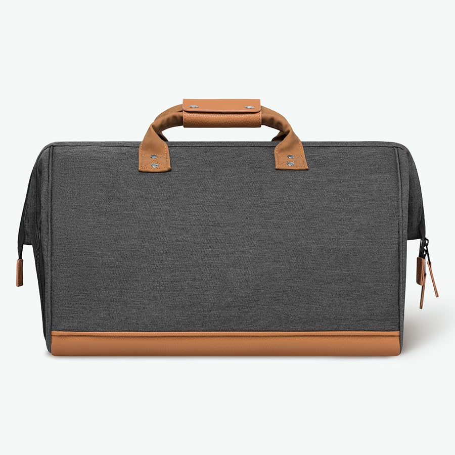 Cabaïa - Sac de Voyage Duffle Adventurer Londres 40L | Sac Week-End & Sac de Sport - Gris Déperlant & Vegane - Compatibl