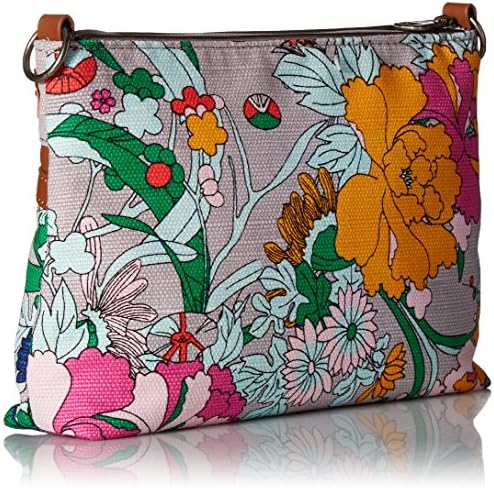 Sakroots Eco Twill Crossbody Purse - Eco Friendly Material For Everyday & Travel - Zipper Closure & Adjustable Strap