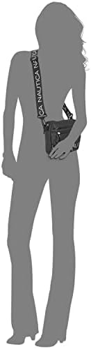 Nautica Nylon Bean Crossbody/Belt Bag for Women Adjustable Shoulder Strap Trendy Lightweight Practical