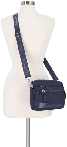 Nautica Nylon Bean Crossbody/Belt Bag for Women Adjustable Shoulder Strap Trendy Lightweight Practical