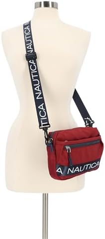 Nautica Nylon Bean Crossbody/Belt Bag for Women Adjustable Shoulder Strap Trendy Lightweight Practical