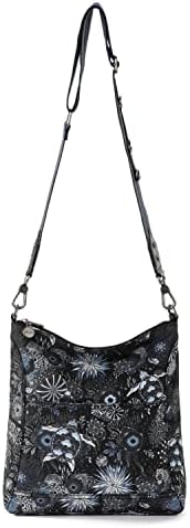 Sakroots Lucia Gen Crossbody Bag for Women Daily Use Fashionable and Practical Black Small Sized Crossbody Bag