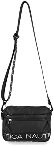 Nautica Nylon Bean Crossbody/Belt Bag for Women Adjustable Shoulder Strap Trendy Lightweight Practical