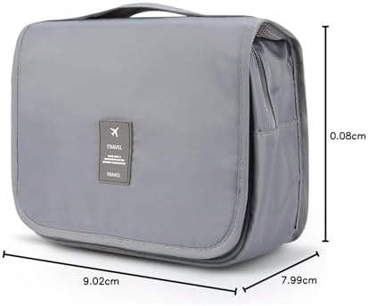 Mossio Large Hanging Toiletry Bag for Men & Women | Durable Sturdy Hook | Mossio Travel Organizer - Large Hanging Cosme