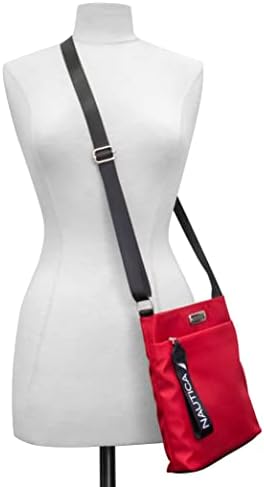 Nautica Diver Nylon Small Women's Crossbody Bag Purse with Adjustable Shoulder Strap for Everyday Use | Lightweight & St