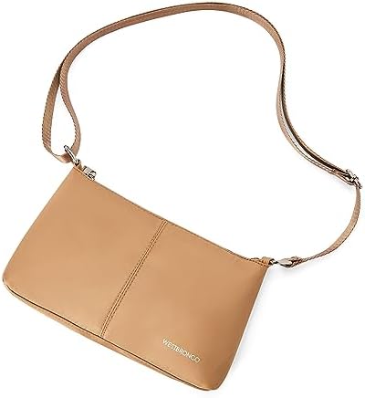 Westbronco Crossbody Bag for Women Vegan Leather Wallet Purses Satchel Shoulder Bags Small Size Westbronco Crossbody Bag