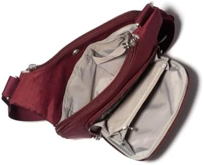 Baggallini Womens Criss Cross 10x11 Crossbody Bag for Fashion Ladies, Stylish and Practical, Daily Use, High-Quality Lea