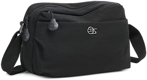 Eslcorri Women Small Shoulder Bag Nylon Simple Zipper Purse Lightweight Casual Mini Bag Eslcorri Women Casual Small Cros