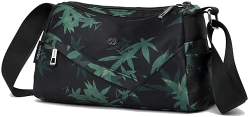 Eslcorri Women Small Shoulder Bag Nylon Simple Zipper Purse Lightweight Casual Mini Bag Eslcorri Women Casual Small Cros