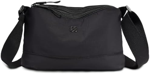 Eslcorri Women Small Shoulder Bag Nylon Simple Zipper Purse Lightweight Casual Mini Bag Eslcorri Women Casual Small Cros