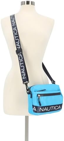 Nautica Nylon Bean Crossbody/Belt Bag for Women Adjustable Shoulder Strap Trendy Lightweight Practical