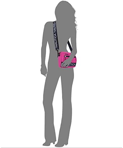 Nautica Nylon Bean Crossbody/Belt Bag for Women Adjustable Shoulder Strap Trendy Lightweight Practical