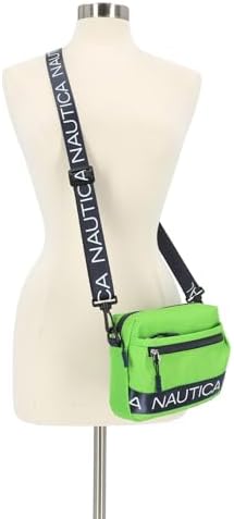 Nautica Nylon Bean Crossbody/Belt Bag for Women Adjustable Shoulder Strap Trendy Lightweight Practical