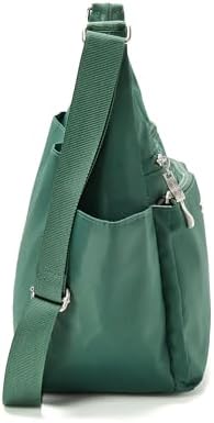 Baggallini Essential Hobo Handbag for Women W/RFID Protection Lightweight Travel Purse Handbag Crossbody Bag