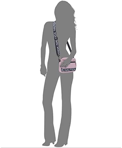 Nautica Nylon Bean Crossbody/Belt Bag for Women Adjustable Shoulder Strap Trendy Lightweight Practical