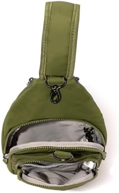 Baggallini Central Park Sling Leather Shoulder Bag for Women | Baggallini Central Park Sling Crossbody Bag for Men | Ba