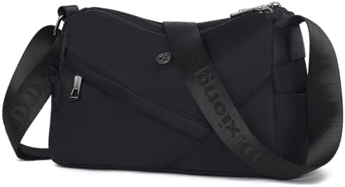 Eslcorri Women Small Shoulder Bag Nylon Simple Zipper Purse Lightweight Casual Mini Bag Eslcorri Women Casual Small Cros