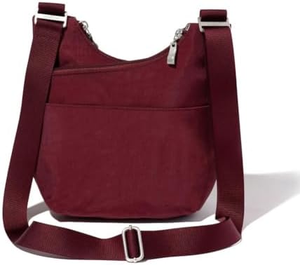 Baggallini Womens Criss Cross 10x11 Crossbody Bag for Fashion Ladies, Stylish and Practical, Daily Use, High-Quality Lea