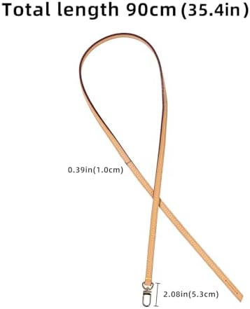 Jiesinlov Vachetta Leather Replacement Crossbody Bags for Women Adjustable Shoulder Strap Speedy 20 25