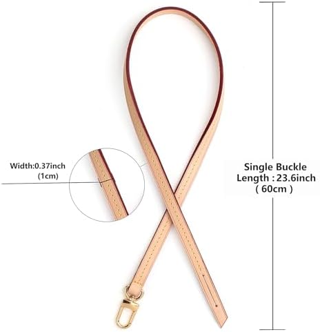 Jiesinlov Vachetta Leather Replacement Crossbody Bags for Women Adjustable Shoulder Strap Speedy 20 25