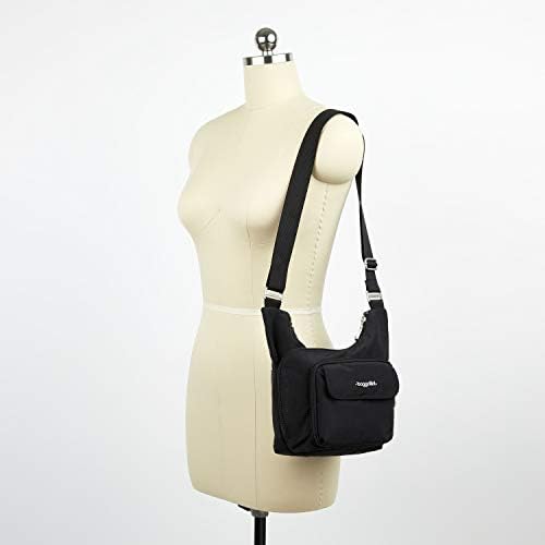 Baggallini Womens Criss Cross 10x11 Crossbody Bag for Fashion Ladies, Stylish and Practical, Daily Use, High-Quality Lea