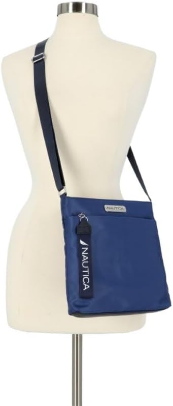 Nautica Diver Nylon Small Women's Crossbody Bag Purse with Adjustable Shoulder Strap for Everyday Use | Lightweight & St