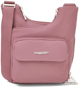 Baggallini Womens Criss Cross 10x11 Crossbody Bag for Fashion Ladies, Stylish and Practical, Daily Use, High-Quality Lea