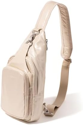 Baggallini Central Park Sling Leather Shoulder Bag for Women | Baggallini Central Park Sling Crossbody Bag for Men | Ba