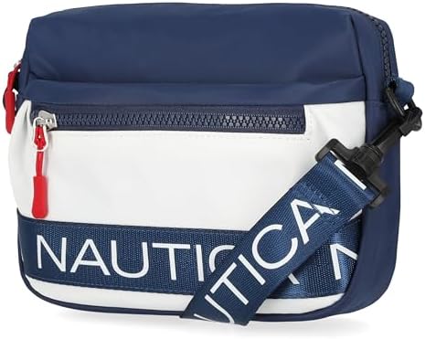 Nautica Nylon Bean Crossbody/Belt Bag for Women Adjustable Shoulder Strap Trendy Lightweight Practical