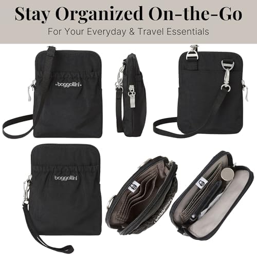 Baggallini Bryant Pouch Small Crossbody Bag for Women - Lightweight Crossbody Pouch - Perfect Phone Purse