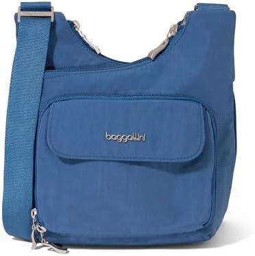 Baggallini Womens Criss Cross 10x11 Crossbody Bag for Fashion Ladies, Stylish and Practical, Daily Use, High-Quality Lea