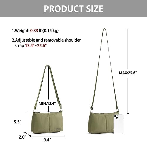 Westbronco Crossbody Bag for Women Vegan Leather Wallet Purses Satchel Shoulder Bags Small Size Westbronco Crossbody Bag