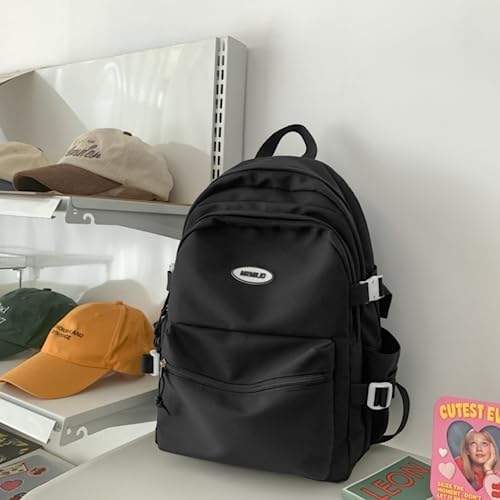 Kawaii Waterproof Backpack for Women Dark Blue