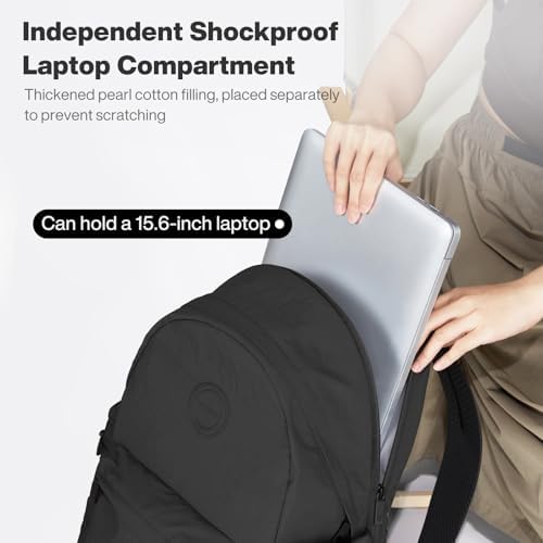 Mixi Outdoor Lightweight Backpack for Women Men Casual Carry On Laptop Travel Bookbag, Water Resistant Durable Hiking Ba