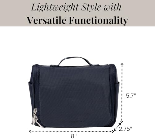 Unisex Lightweight Small Toiletry Kit - Baggallini 5x8 Inch Makeup Bag for Men and Women | Baggallini Unisex Small Toil