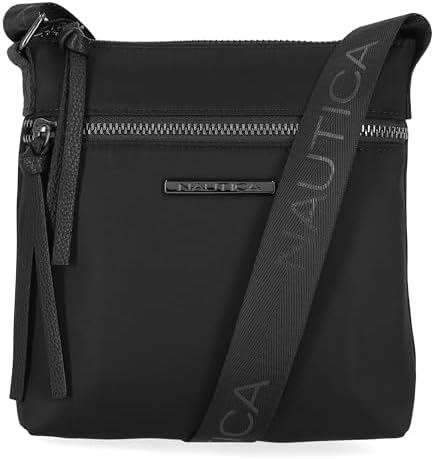 Nautica Diver Nylon Small Women's Crossbody Bag Purse with Adjustable Shoulder Strap for Everyday Use | Lightweight & St