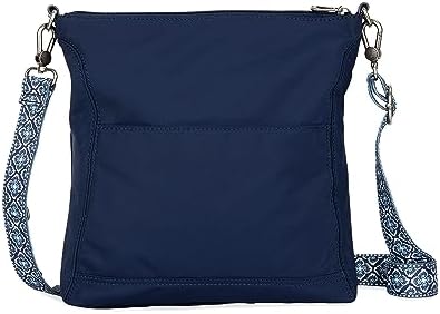 Sakroots Lucia Gen Crossbody Bag for Women Daily Use Fashionable and Practical Black Small Sized Crossbody Bag