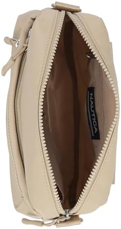 Nautica Nylon Bean Crossbody/Belt Bag for Women Adjustable Shoulder Strap Trendy Lightweight Practical