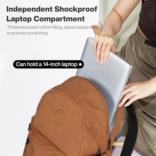 Mixi Outdoor Lightweight Backpack for Women Men Casual Carry On Laptop Travel Bookbag, Water Resistant Durable Hiking Ba