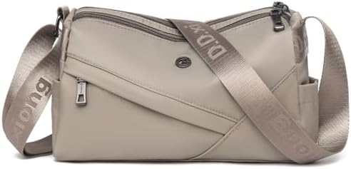 Eslcorri Women Small Shoulder Bag Nylon Simple Zipper Purse Lightweight Casual Mini Bag Eslcorri Women Casual Small Cros