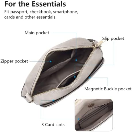 Westbronco Crossbody Bag for Women Vegan Leather Wallet Purses Satchel Shoulder Bags Small Size Westbronco Crossbody Bag