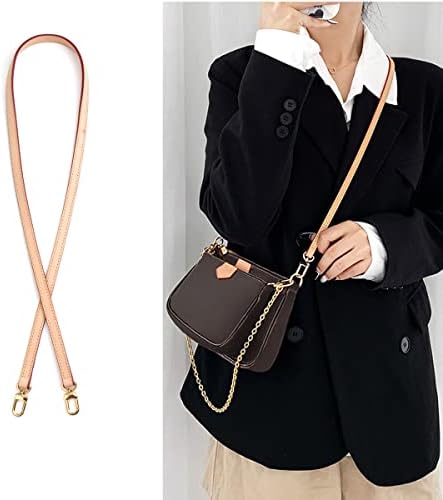 Jiesinlov Vachetta Leather Replacement Crossbody Bags for Women Adjustable Shoulder Strap Speedy 20 25