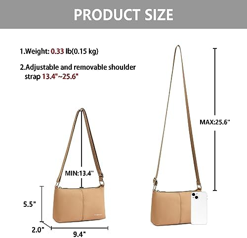 Westbronco Crossbody Bag for Women Vegan Leather Wallet Purses Satchel Shoulder Bags Small Size Westbronco Crossbody Bag