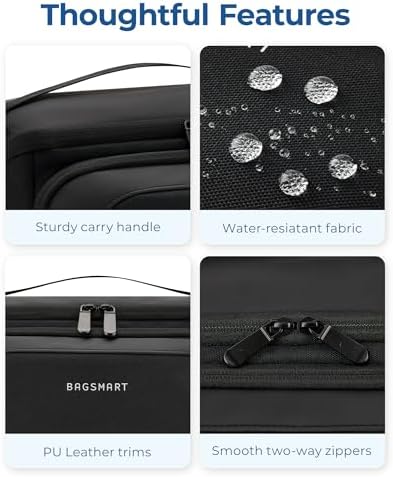 Toiletry Bag for Women Beige Water-resistant Dopp Kit Travel Bag Organizer