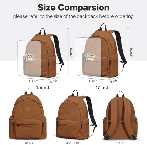 Mixi Outdoor Lightweight Backpack for Women Men Casual Carry On Laptop Travel Bookbag, Water Resistant Durable Hiking Ba