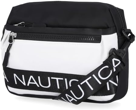 Nautica Nylon Bean Crossbody/Belt Bag for Women Adjustable Shoulder Strap Trendy Lightweight Practical