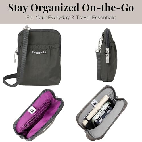 Baggallini Bryant Pouch Small Crossbody Bag for Women - Lightweight Crossbody Pouch - Perfect Phone Purse