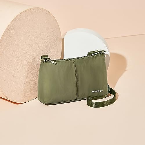 Westbronco Crossbody Bag for Women Vegan Leather Wallet Purses Satchel Shoulder Bags Small Size Westbronco Crossbody Bag