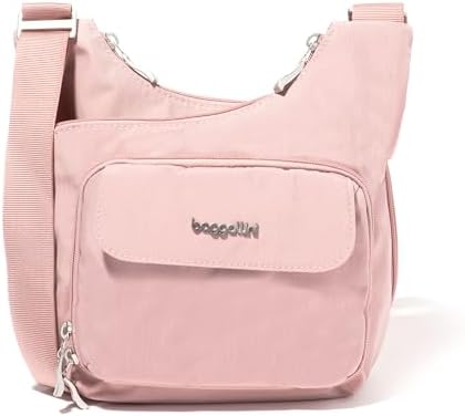 Baggallini Womens Criss Cross 10x11 Crossbody Bag for Fashion Ladies, Stylish and Practical, Daily Use, High-Quality Lea